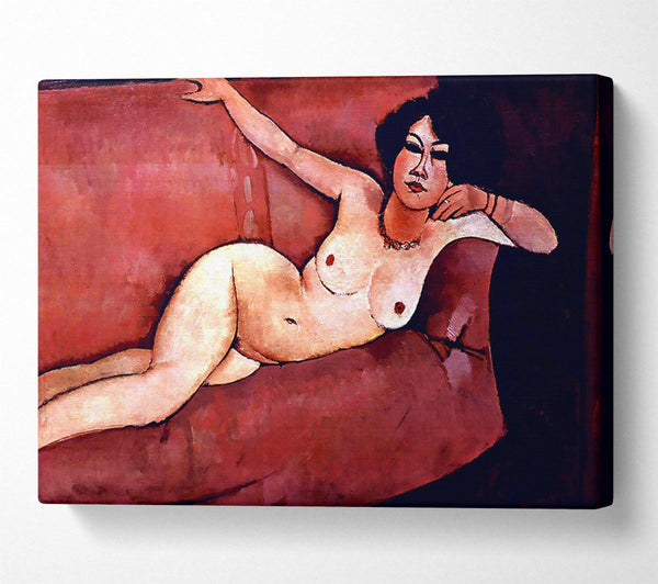  A Canvas Print of Modigliani Act On A Sofa Almaiisa Canvas Wall Art
