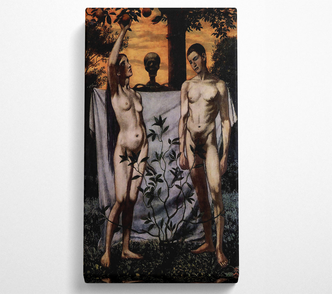  A Canvas Print of Hans Thoma Adam And Eve Canvas Wall Art