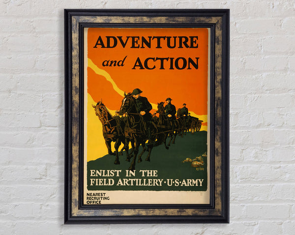 Adventure And Action Framed Print