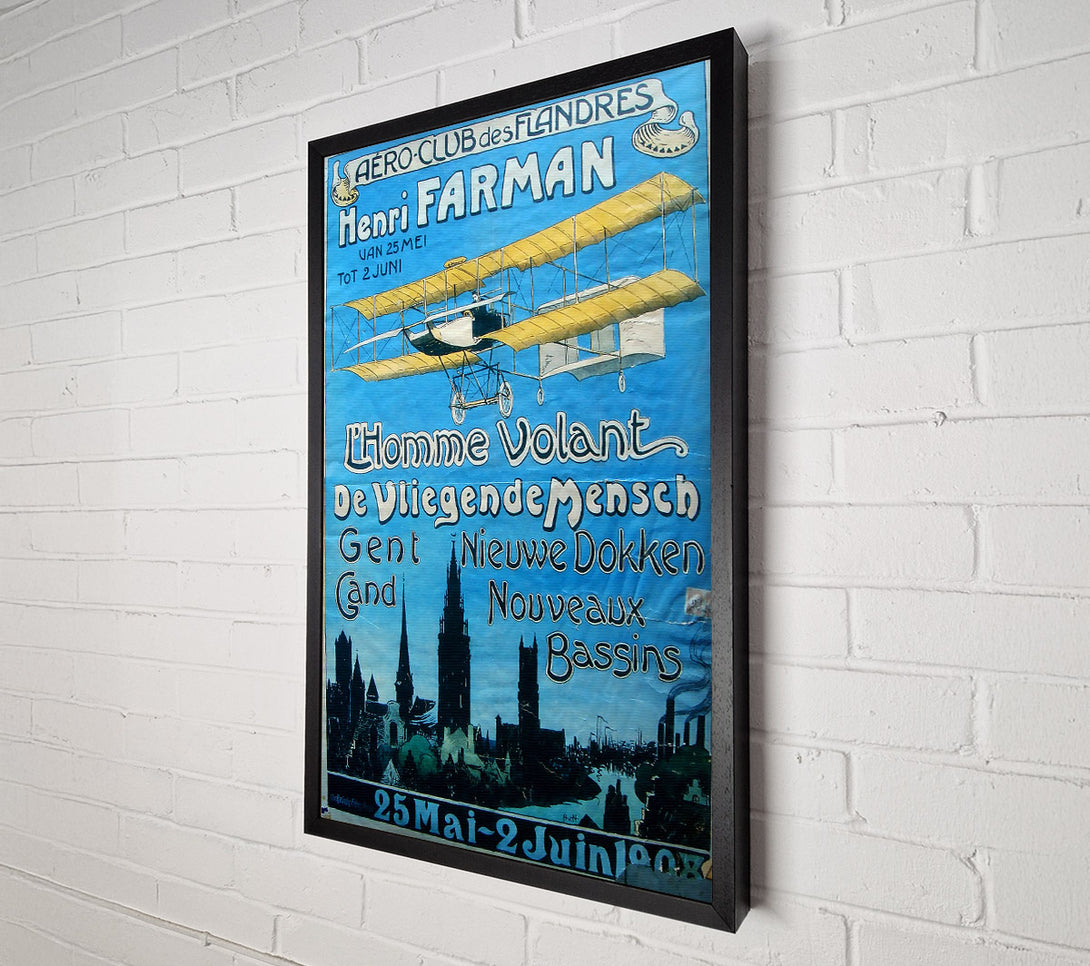  A Canvas Print of Aero Club Canvas Art