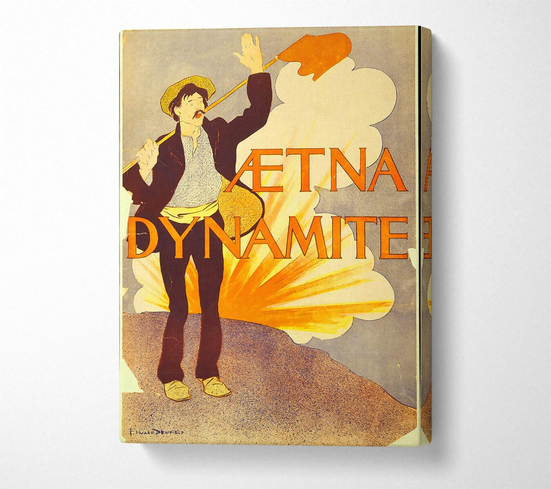  A Canvas Print of Aetna Dynamite Canvas Print