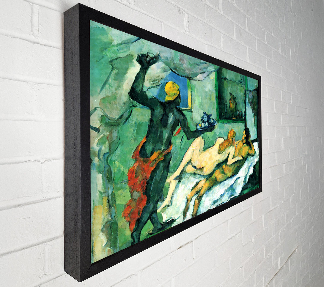  A Canvas Print of Cezanne After Lunch In Naples Canvas Art