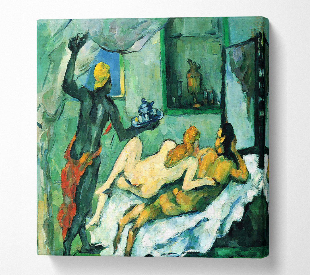  A Canvas Print of Cezanne After Lunch In Naples Canvas Art