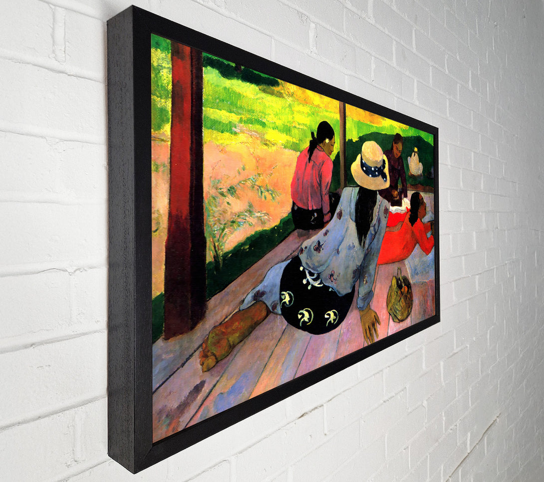  A Canvas Print of Gauguin Afternoon Quiet Hour Canvas Art