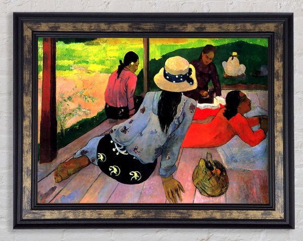 Gauguin Afternoon Quiet Hour Framed Print