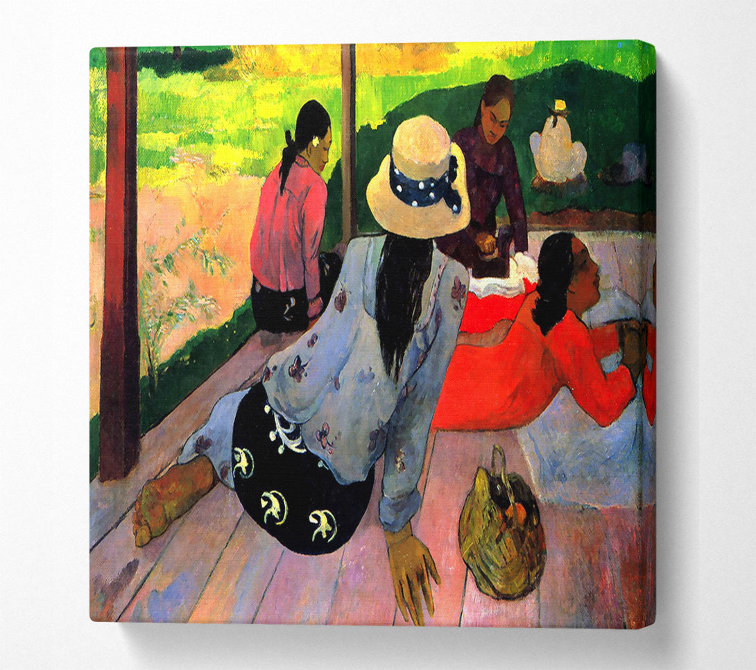  A Canvas Print of Gauguin Afternoon Quiet Hour Canvas Art