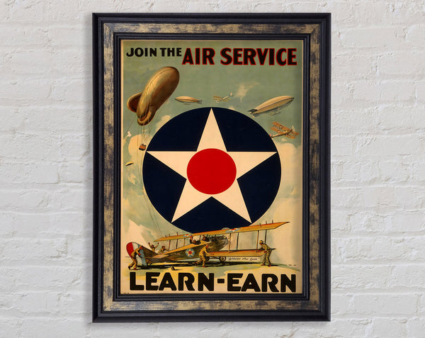 Air Service Framed Print