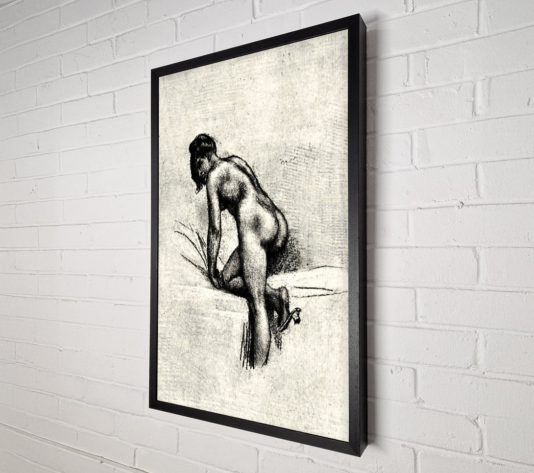  A Canvas Print of Felicien Rops Alleine Canvas Print