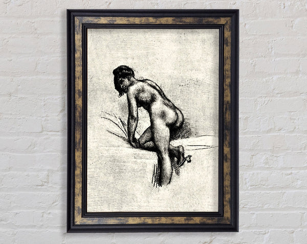 Felicien Rops Alleine Framed Print