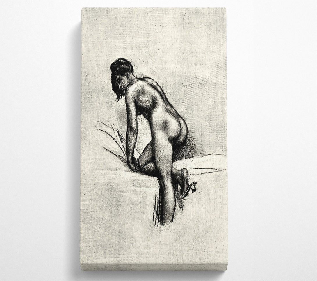  A Canvas Print of Felicien Rops Alleine Canvas Print