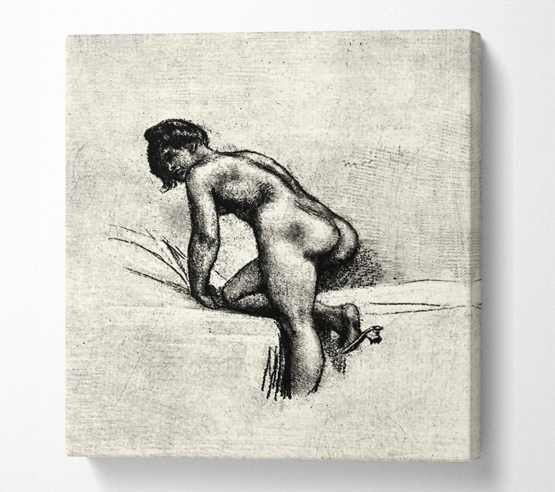  A Canvas Print of Felicien Rops Alleine Canvas Print