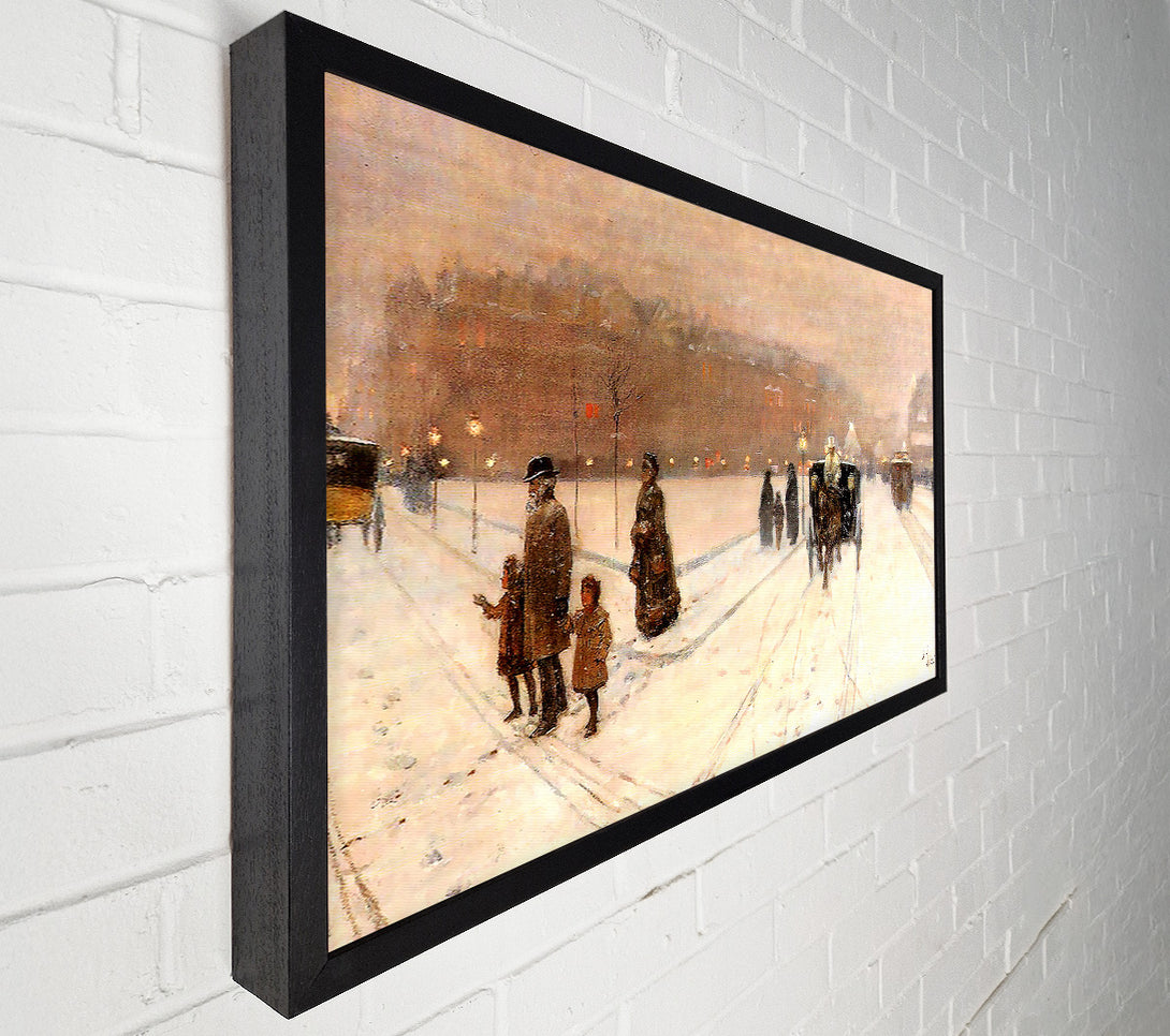  A Canvas Print of Hassam An Urban Fairy Tale Land Canvas Art