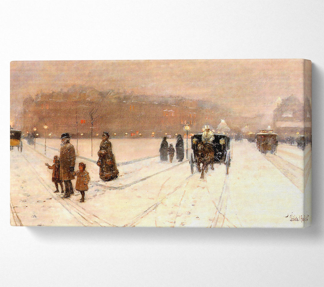  A Canvas Print of Hassam An Urban Fairy Tale Land Canvas Art