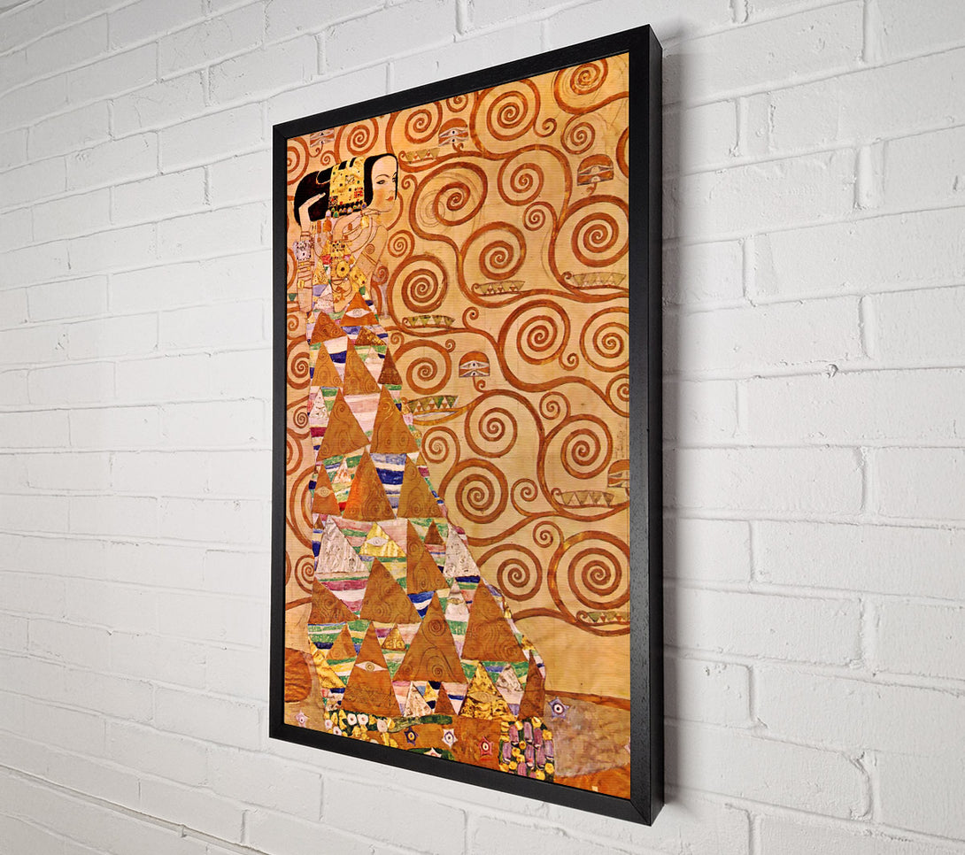  A Canvas Print of Klimt Anticipation Canvas Print