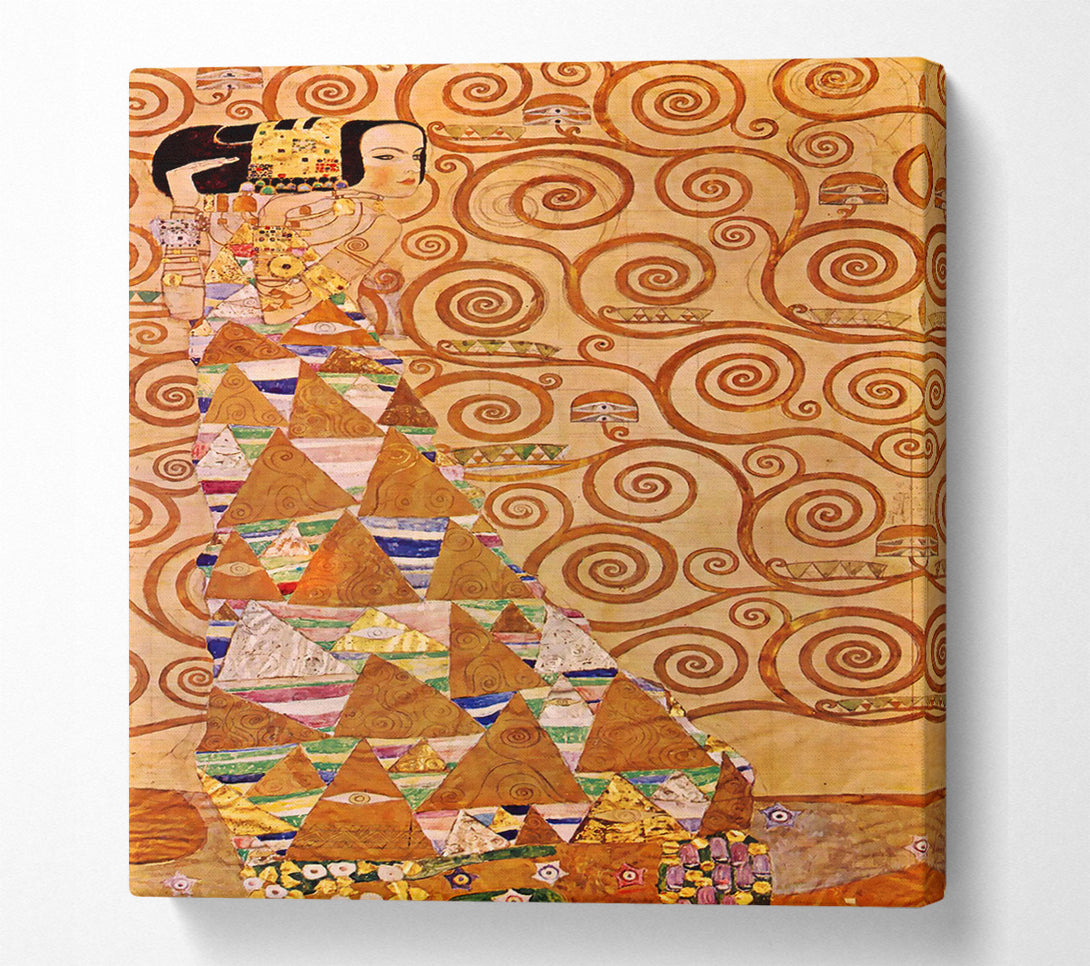  A Canvas Print of Klimt Anticipation Canvas Print