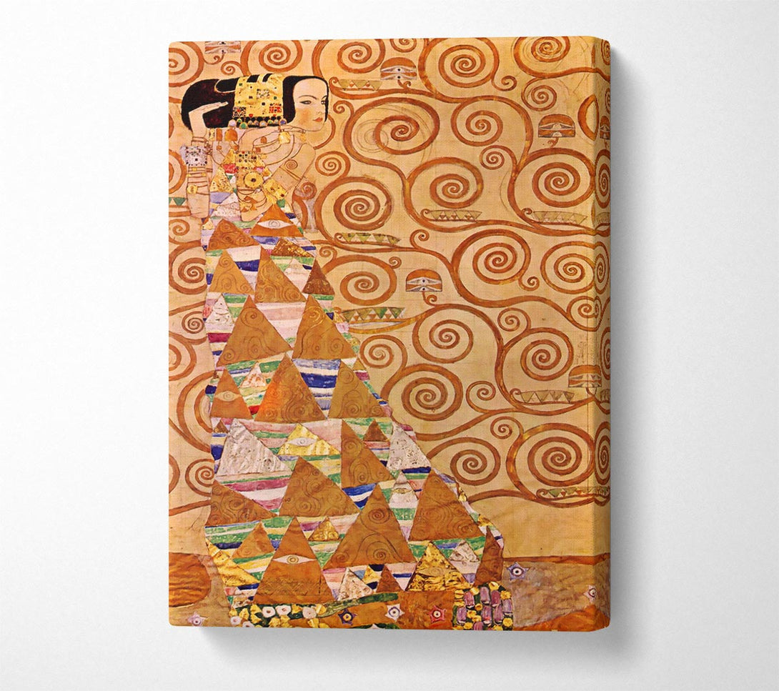  A Canvas Print of Klimt Anticipation Canvas Print