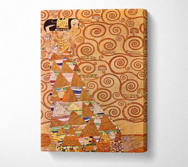  A Canvas Print of Klimt Anticipation Canvas Print