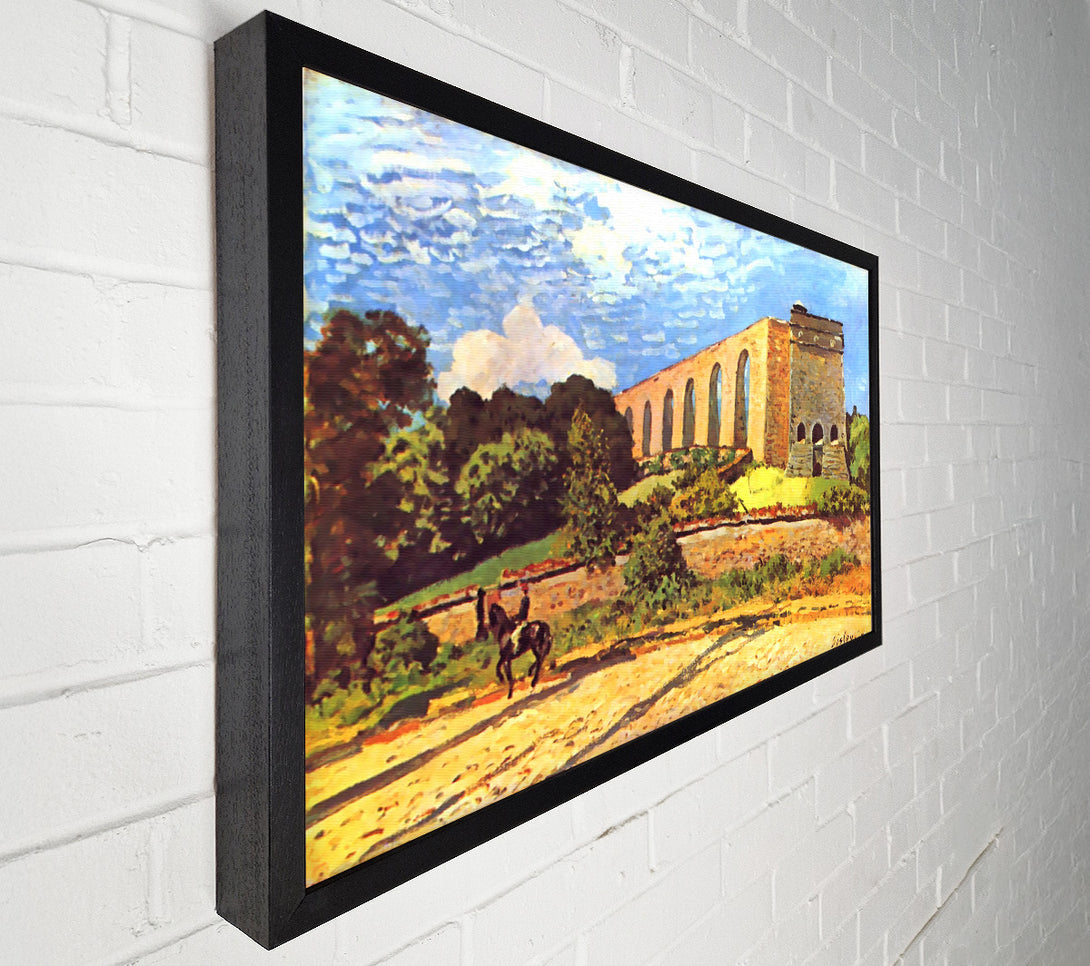  A Canvas Print of Sisley Aqueduct In Port Marly Canvas Wall Art