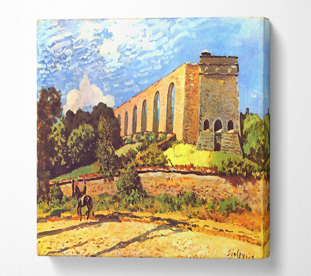  A Canvas Print of Sisley Aqueduct In Port Marly Canvas Wall Art