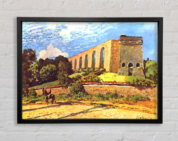 Sisley Aqueduct In Port Marly Framed Print