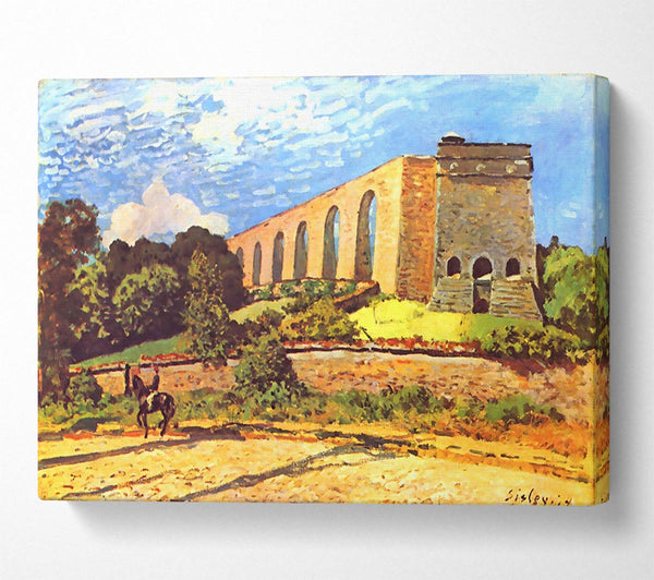  A Canvas Print of Sisley Aqueduct In Port Marly Canvas Wall Art