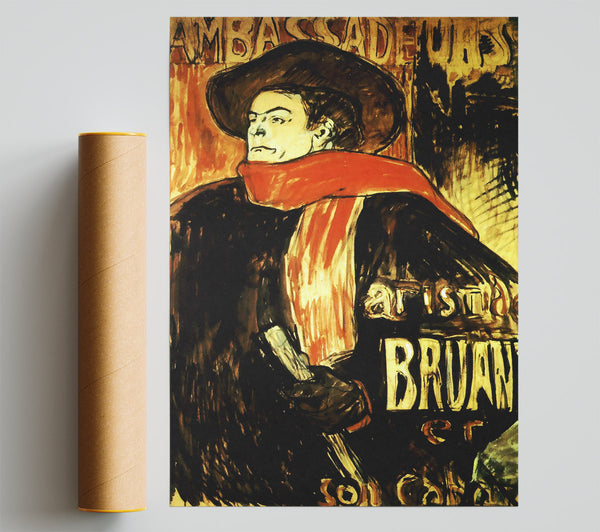 Toulouse Lautrec Aristide Bruant Study 2