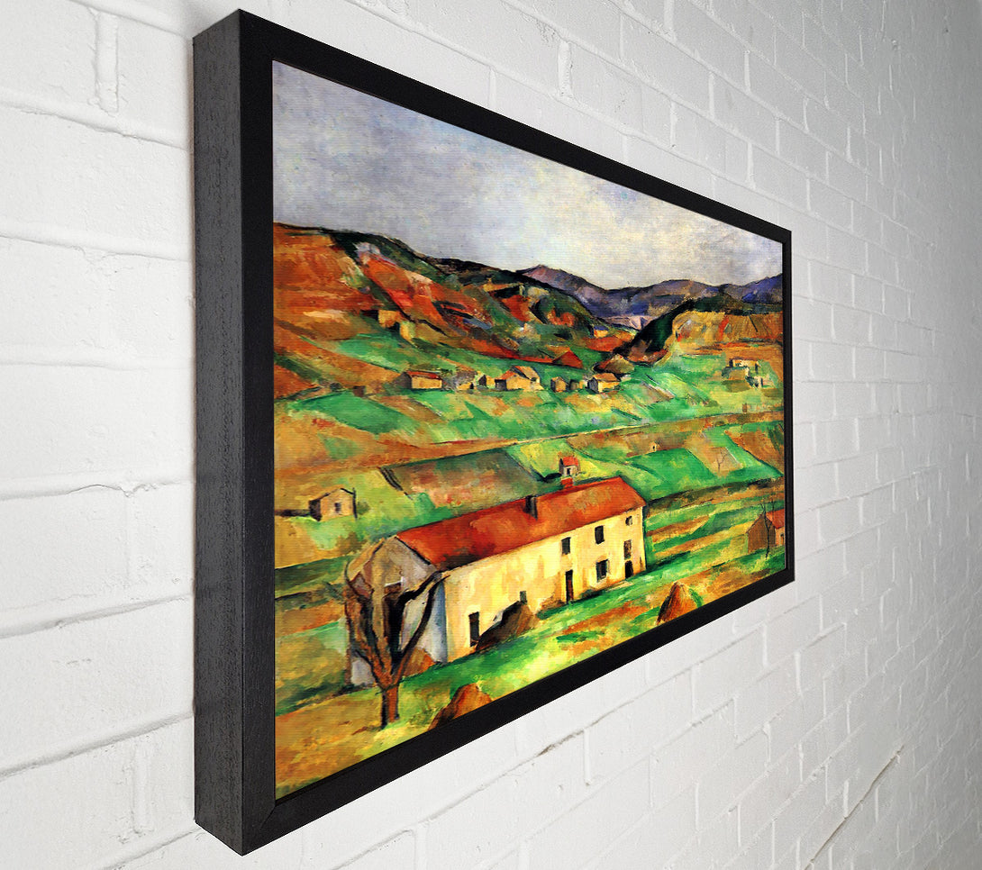  A Canvas Print of Cezanne Around Gardanne Canvas Wall Art