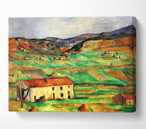  A Canvas Print of Cezanne Around Gardanne Canvas Wall Art