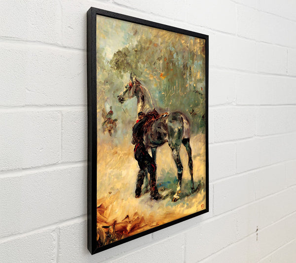 Toulouse Lautrec Artilleryman And His Horse