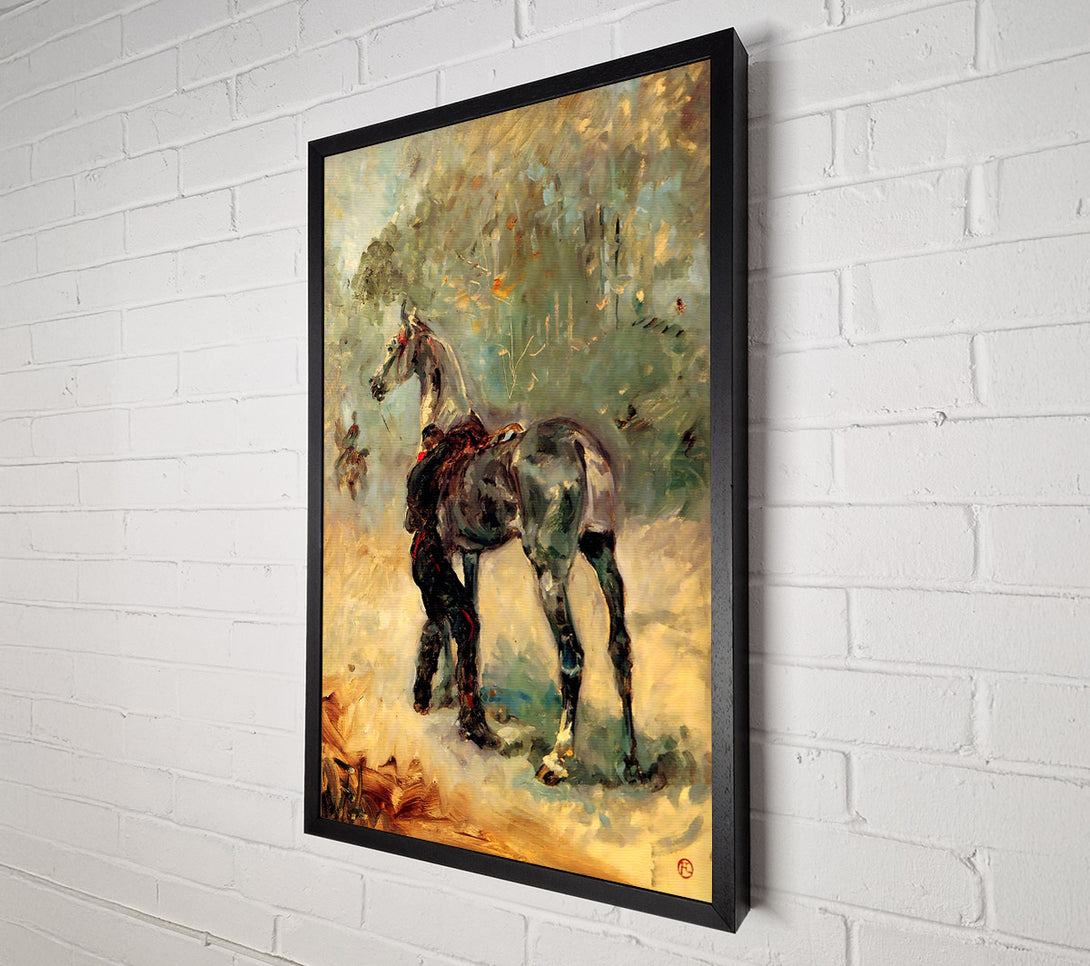  A Canvas Print of Toulouse Lautrec Artilleryman And His Horse Canvas Art