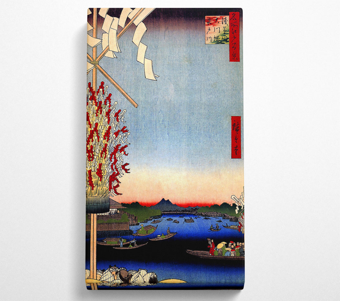 A Canvas Print of Hiroshige Asakusa River Canvas Art