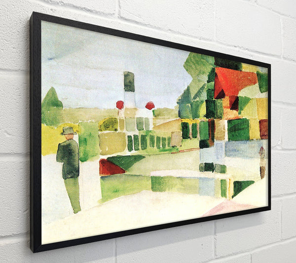 August Macke At The Ships