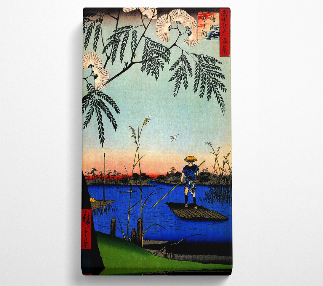  A Canvas Print of Hiroshige Ayase River Canvas Print