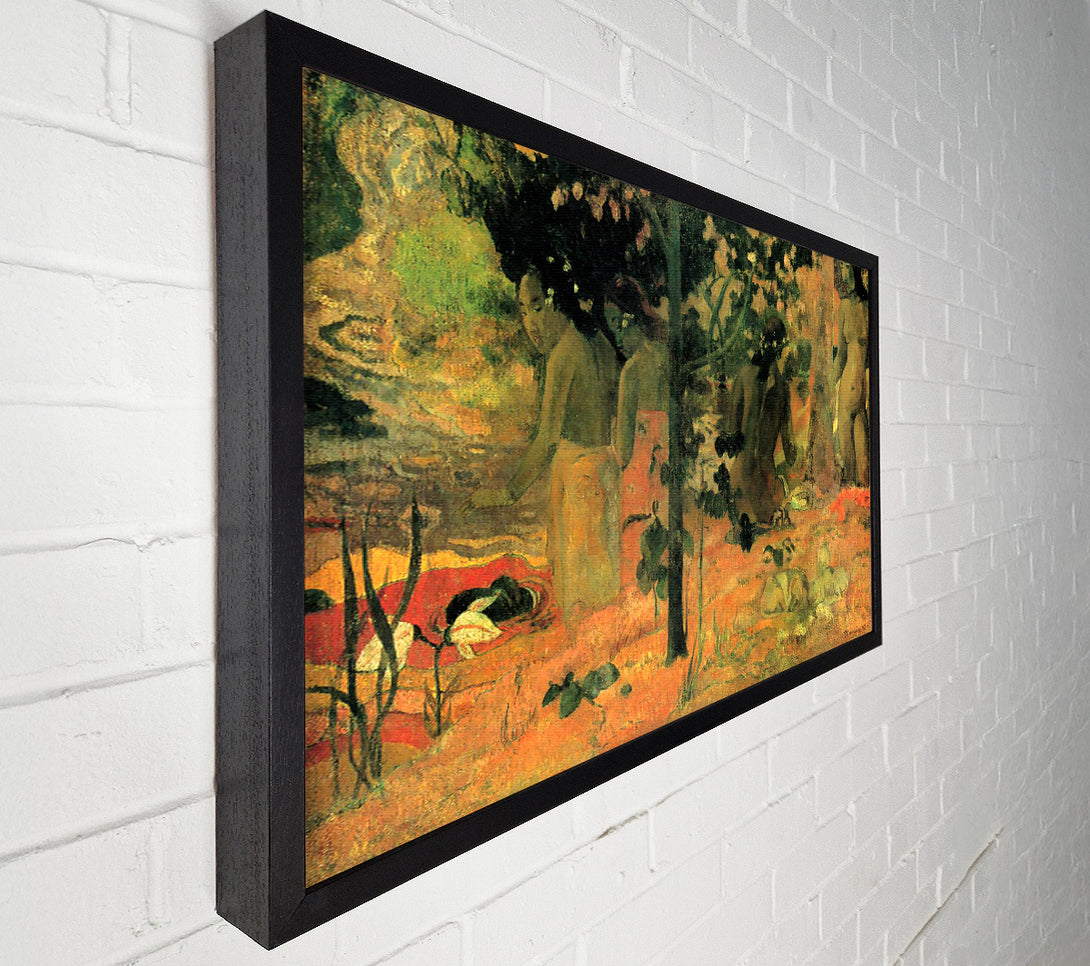  A Canvas Print of Gauguin Badende Canvas Art
