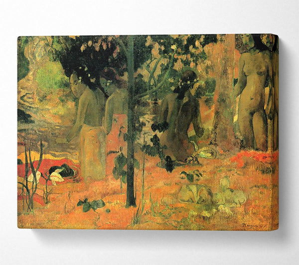  A Canvas Print of Gauguin Badende Canvas Art