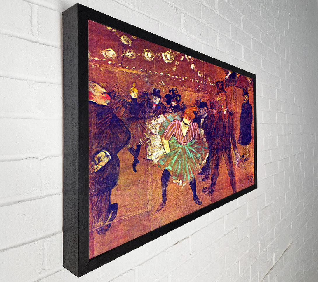  A Canvas Print of Toulouse Lautrec Ball At Moulin-Rouge Canvas Art