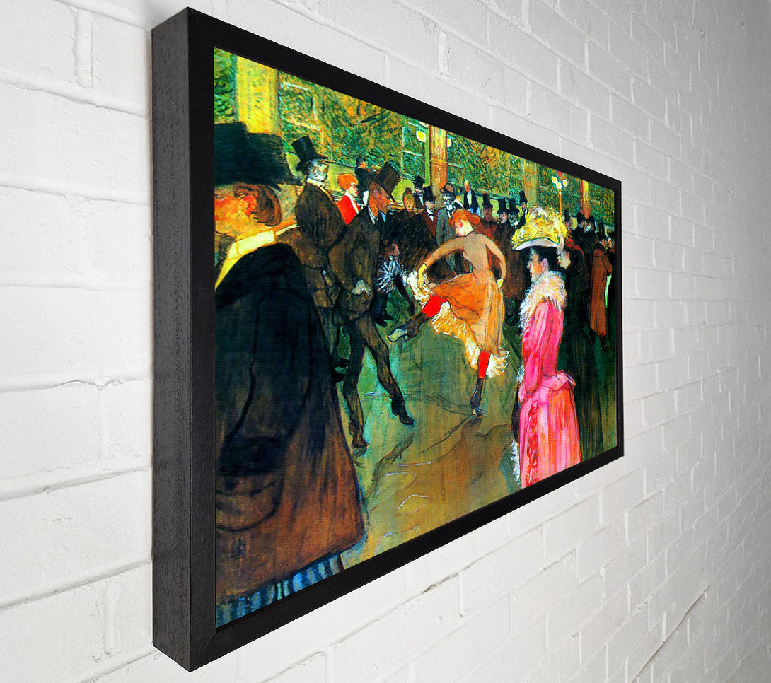  A Canvas Print of Toulouse Lautrec Ball In The Moulin Rouge Canvas Art