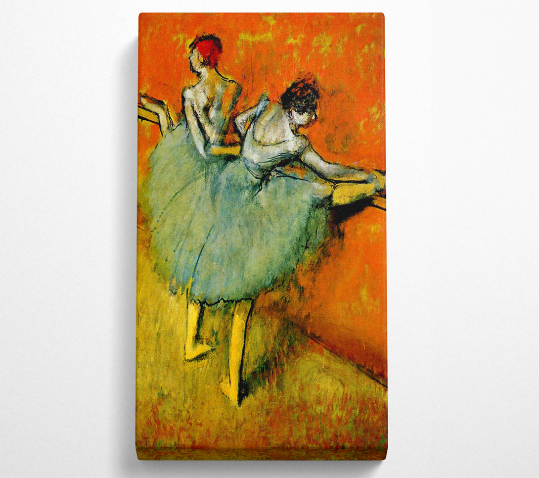  A Canvas Print of Degas Ballerina Twins Canvas Wall Art