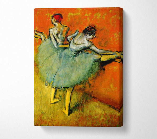  A Canvas Print of Degas Ballerina Twins Canvas Wall Art