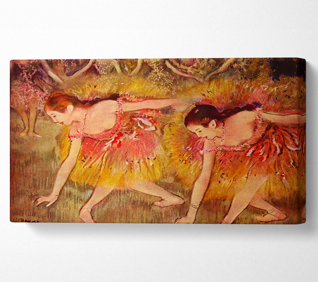  A Canvas Print of Degas Ballet Dancers Canvas Print