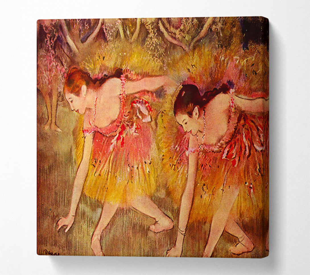  A Canvas Print of Degas Ballet Dancers Canvas Print
