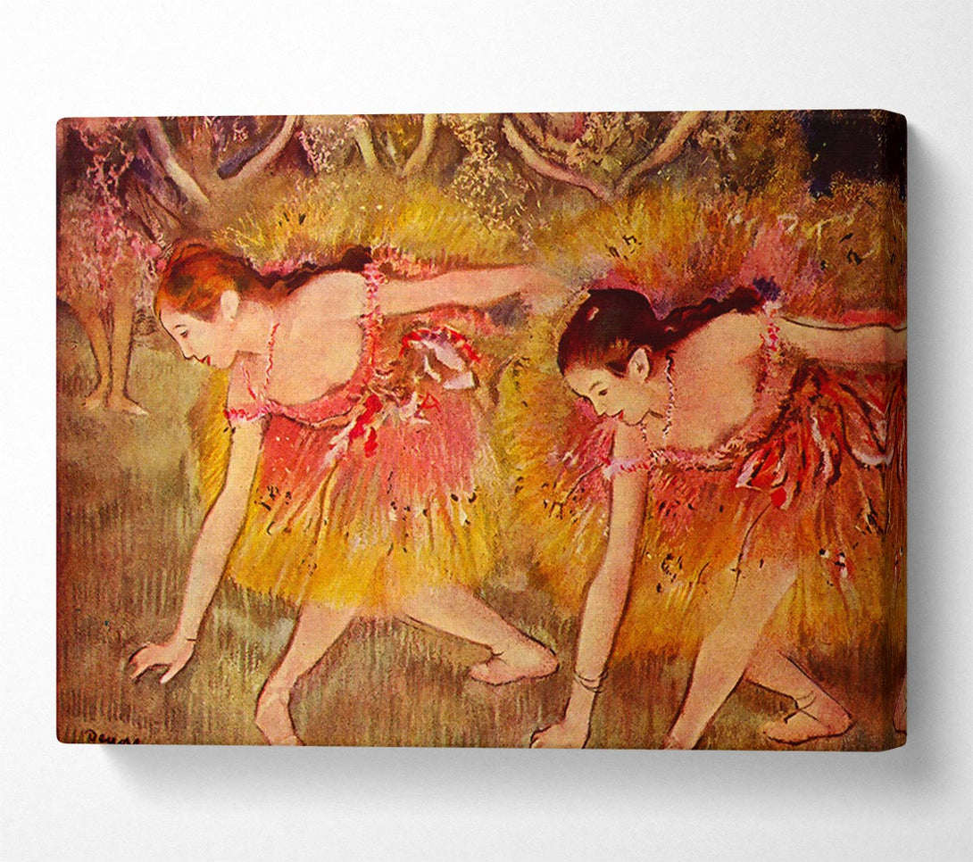  A Canvas Print of Degas Ballet Dancers Canvas Print