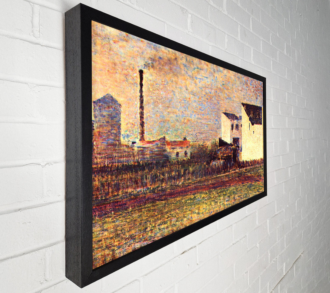  A Canvas Print of Seurat Banlieue Canvas Wall Art