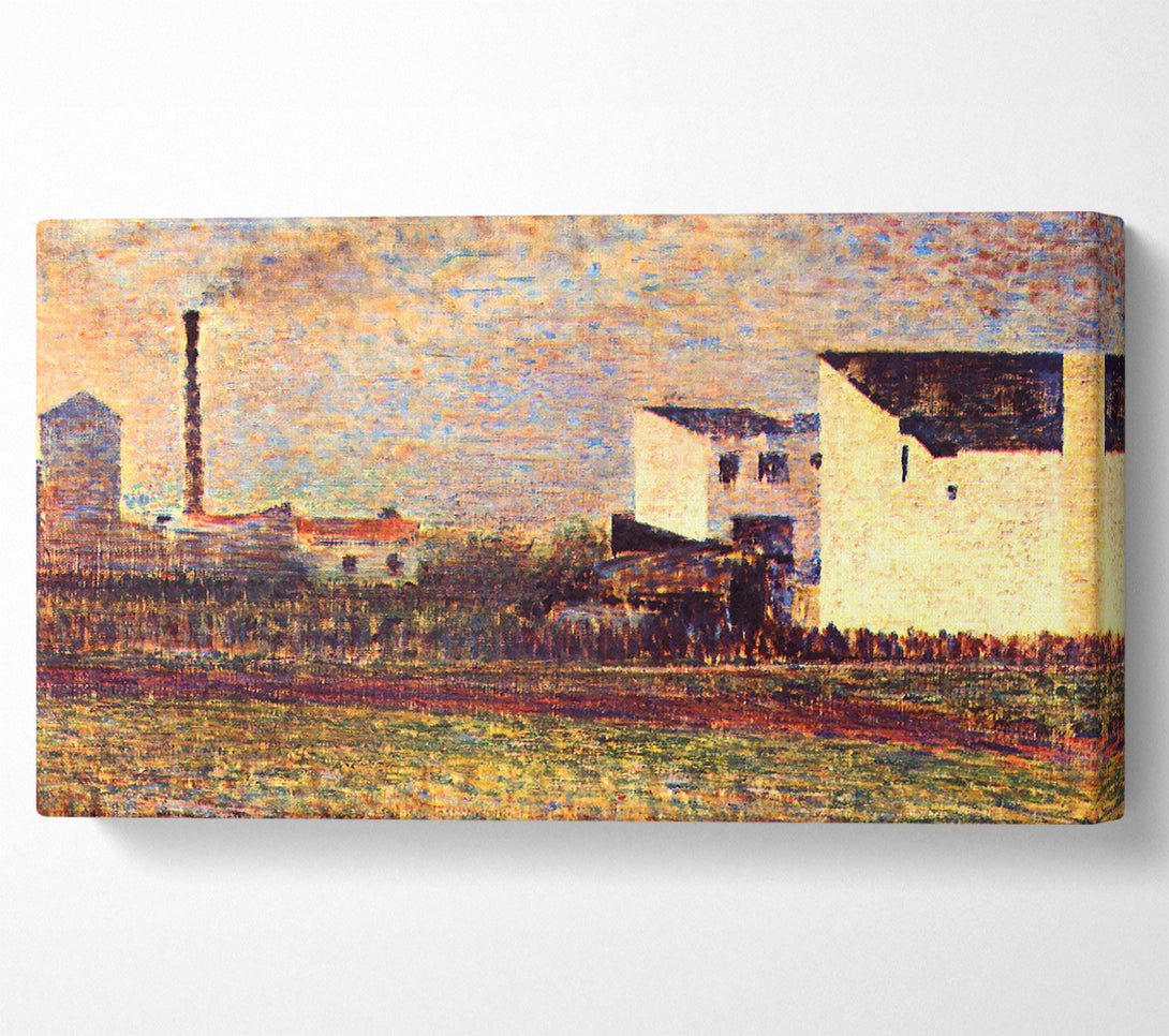  A Canvas Print of Seurat Banlieue Canvas Wall Art