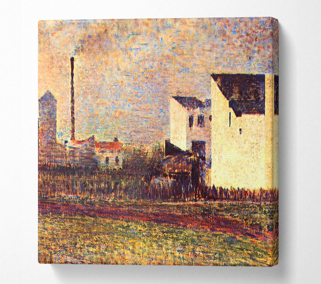  A Canvas Print of Seurat Banlieue Canvas Wall Art