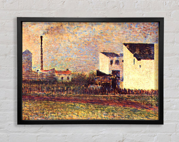 Seurat Banlieue Framed Print