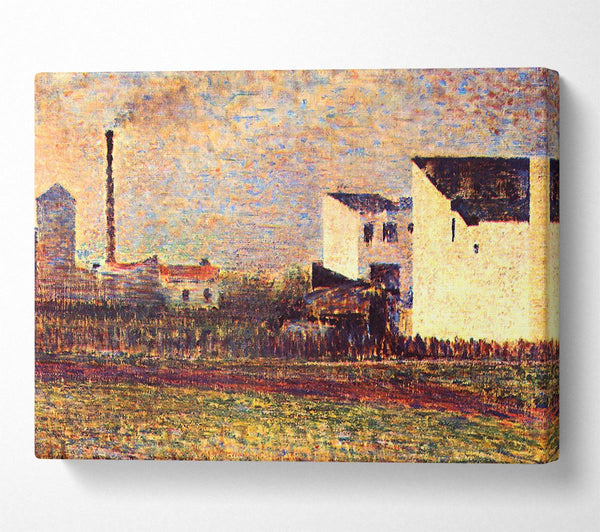  A Canvas Print of Seurat Banlieue Canvas Wall Art