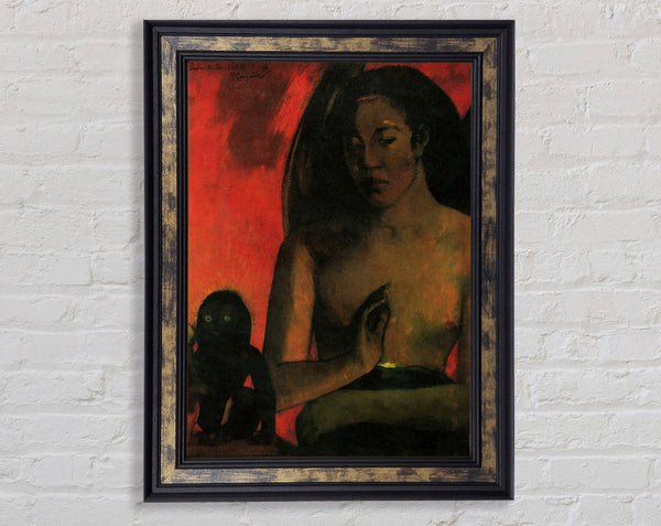Gauguin Barbaras Framed Print
