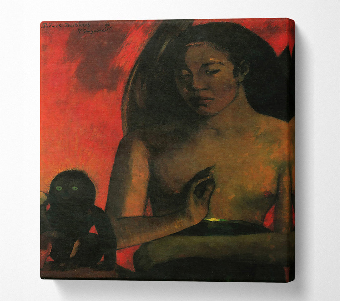  A Canvas Print of Gauguin Barbaras Canvas Art