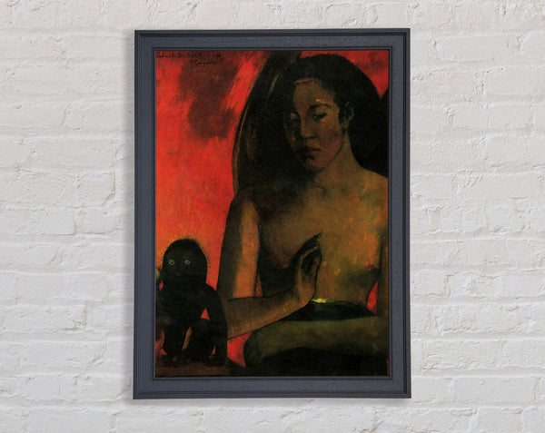 Gauguin Barbaras Framed Print